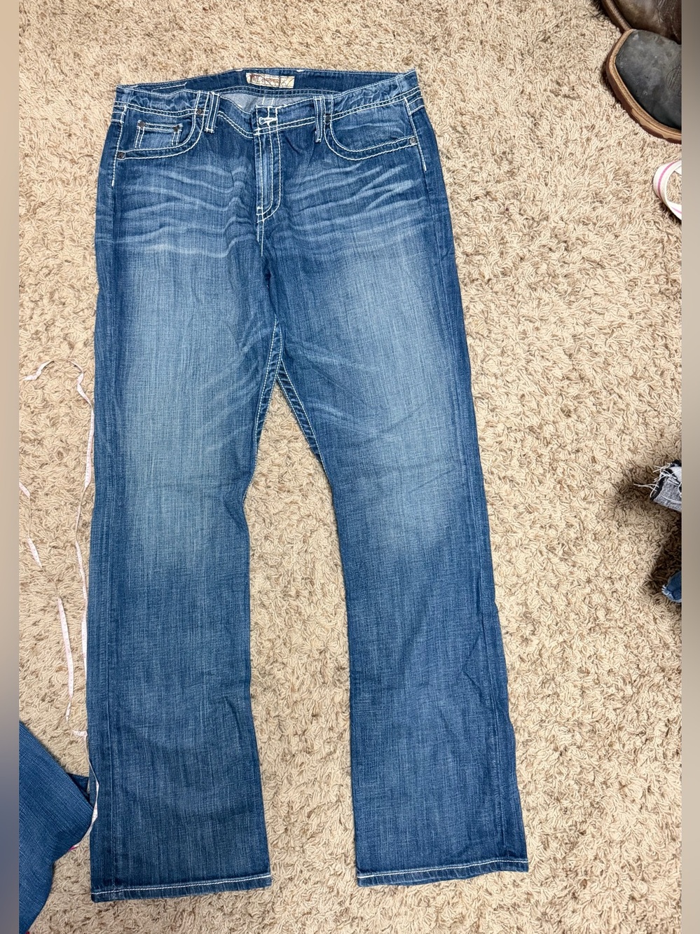 BKE “Harper” jeans dark wash no rips/tears